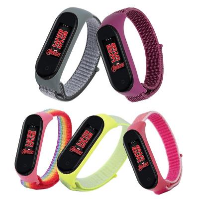 China Skin Friendly Nylon Strap Band For Xiaomi MI Band 6 5 Sports Wristband Smartwatch Belt Strap For MI Band 4 3 for sale