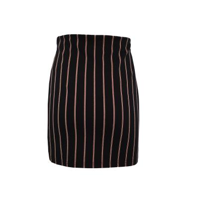 China 2021 Wholesale New Style Sweet Breathable Jacquard Custom Printed Stripes Knitted Office Skirts for sale