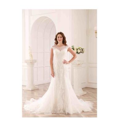 China Breathable WT4168 Bespoke Simple Personalized Wedding Dresses and Elegant Tulle Lace Up Appliqued Wedding Dresses for sale