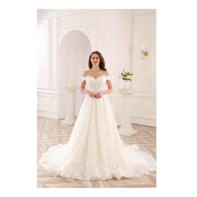 China WT4169 Breathable Custom Wholesale Wedding Dresses Exquisite and Elegant Dreamy Wedding Dresses for Ladies for sale