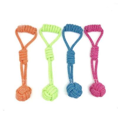 China Free Sample Sustainable Cotton Rope Pet Chew Dog Toy for sale