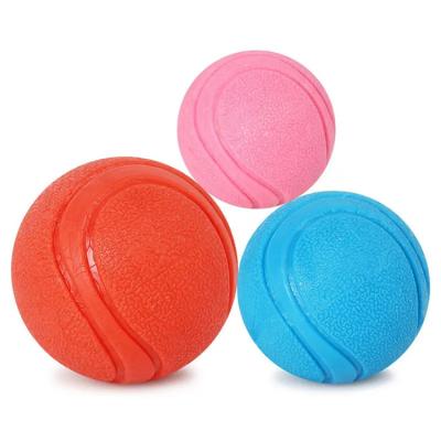 China Wholesale Viable TPR Floating Durable Chew Dog Puppy Tennis Ball Toy for sale