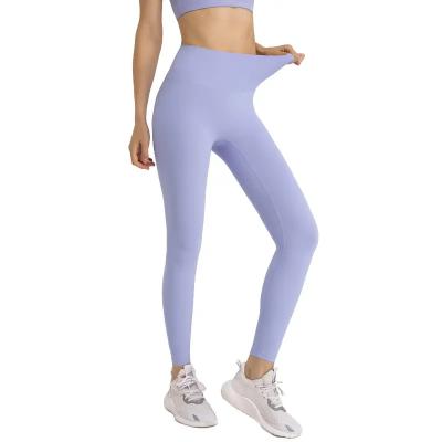 China Fashion Breathable High Waist Women Fitness Gym Tights Gaiters Yoga Quick Dry Running Pants for sale