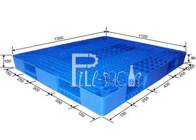 China Doppeltes Seiten HDPE bereitete großes Gallonen-Wasser Kunststoffpalette-stapelbares umschaltbares auf zu verkaufen