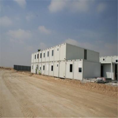 China Good in quality and beautiful in flat pack container house temporary building design customized container camp for sale