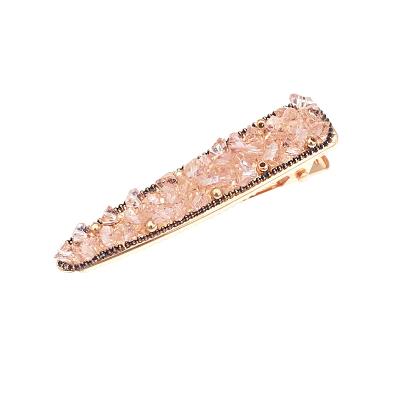 China Korean Retro Platypus Hair Clip Flashing Hair Clip Fashion Rhinestone Side Rhinestone Crystal Fairy Hair Clip Korean Accessories for sale