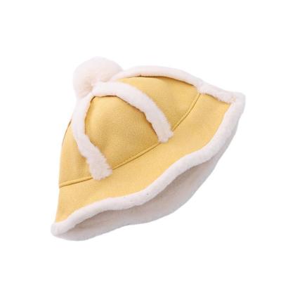 China Winter basin JOINT personalized hat plus velvet baby warm winter warm children's hat fashion fisherman hat for sale