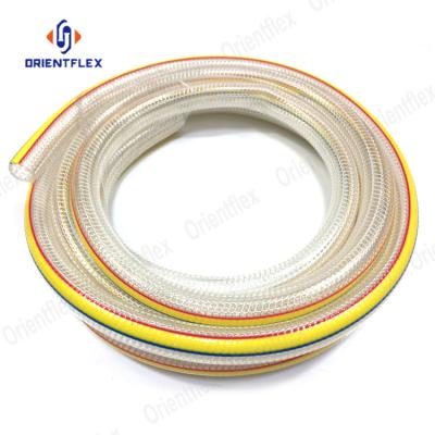 China Plastic PVC Adjustable Types Knitted Flexible Garden Hose Lightweight Hoses for sale