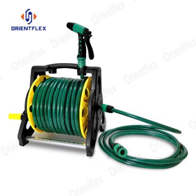 China Adjustable Universal Black Tuck Food Grade Drinking Water PVC Free Safe Garden Hose Jets On Sale for sale