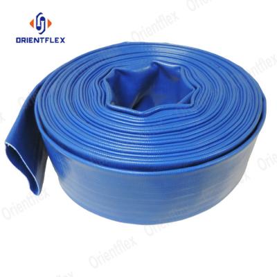 China Water Pump Layflat Hose PVC Lay Flat Hose With Coupler Kit For Water Drainage Delivery Irrigation Tube Applications Pump Use for sale