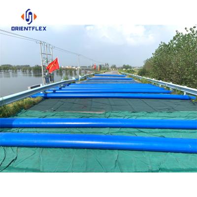 China Use as Drainage Pipe in Emergency/River/Dredging/Flood Resistant Large Diameter 300Mm PVC Layflat Pipe for Discharge Water for sale