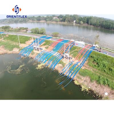 China Use as emergency drainage/river/dredging/irrigation drinking water discharge flat layflat pipe large diameter PVC heavy duty configuration flood pipe for sale for sale