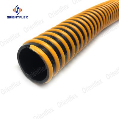 China Convey Various Particles And Liquids Industrial Diamond PVC Propeller Vacuum Suction Sand Powdery Screw Pump Grit Hose Pipe for sale