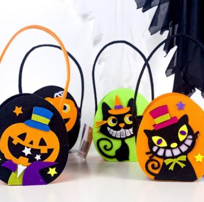 China Felt Halloween Party Candy Gift Hand Bag for Children for sale