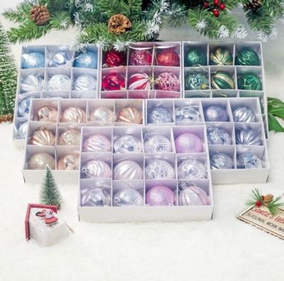 China 6cm New PVC Christmas Balls Christmas Decoration for sale