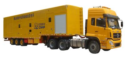 China Central eléctrica móvil de alto voltaje, generador diesel del camión de 1200kw 6300V para la central nuclear en venta