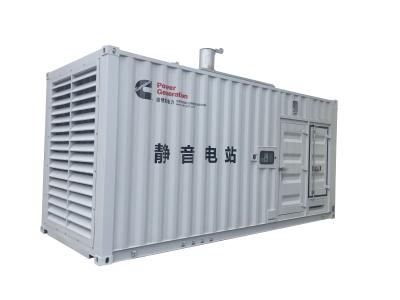 China Sistema de generador en contenedor silencioso, sistema de generador del toldo 587.5kva 470kw en venta