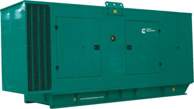 China Silent Type Standby Power Generator , 550kva 440kw Quiet Running Generators With OEM / ISO Certificate for sale