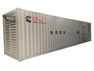 China Sistema de generador diesel del envase insonoro, 1400kva 1120kw Genset diesel silencioso en venta