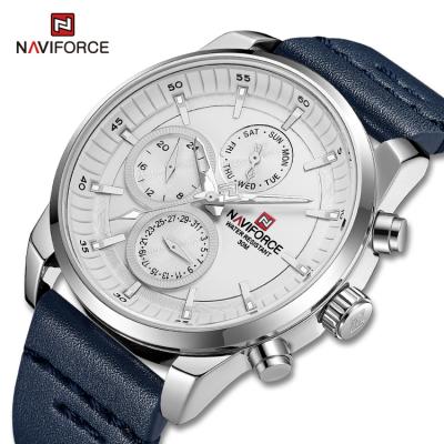 China Full Calendar Naviforce 9148 high quality swbe navi force wristwatch relojes hombre Japan quartz movement men watches waterproof for sale