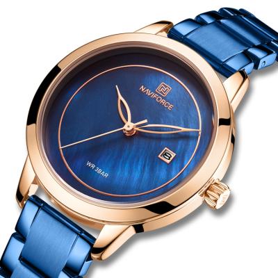 China NAVIFORCE 5008 Alarm Luxury Quartz Waterproof Women's Wrist Watch Ladies Girls Fashion Clock Women Watches for sale