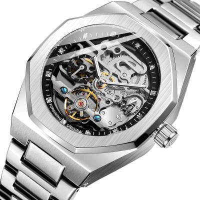 China Day/date relogio masculino forsining watch pour man watch custom automatic tourbillon skeleton mechanical watch for men wrist watches for sale