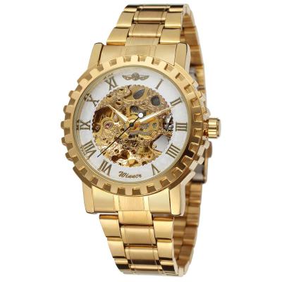 China Power Reserve China New Arrival Gold Dragon T Winner Watch Roman Numbers Men Skeleton Mechanical Automatic Self-Winding Men's Wristwatches for sale