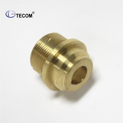 China Polishing Auto/Electronic/Space/Industrial/RF Connector/Motorcycle Parts Chinese Supplier Copper Auto Nut Elements CNC Machine Precision Spare Parts for sale