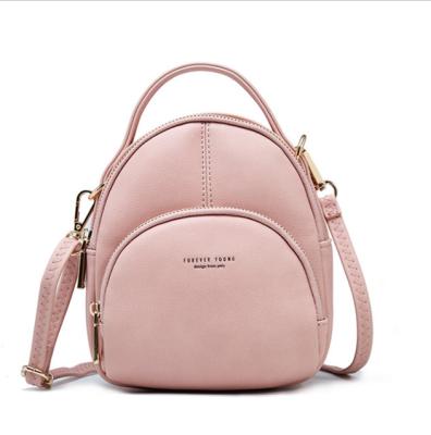 China Latest Fashionable Headphone Jack Women PU Leather Backpack for sale