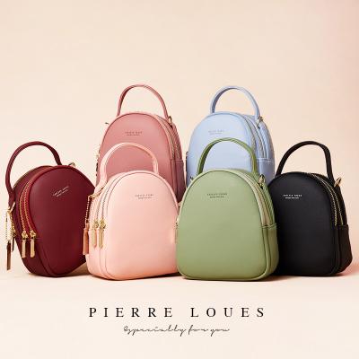 China Two kinds of method Pierre loues the latest multifunctional female PU leather backpack designed for spring and summer for sale