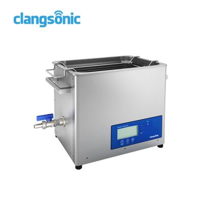 China Hotel 28kHz 650W benchtop ultrasonic cleaner for spare parts Clangsonic 30L ultrasonic tabletop cleaning machine for sale