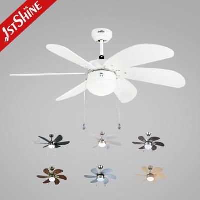 China Classical Style 1stshine Ceiling Fan Light with Pull Chain Switch and MDF Blades for sale