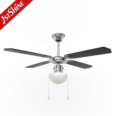 China Modern 52 Inch 4 MDF Blade Decorative LED Ceiling Fan with Light Traditional Design for sale