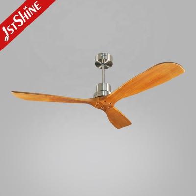 China 52 inch plafondventilator zonder licht Standaard windtype met afstandsbediening en bladen Te koop