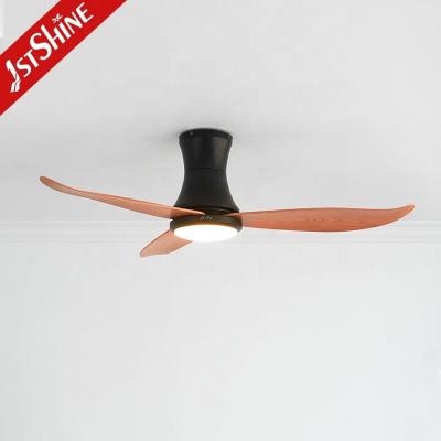 China OEM Low Profile Ceiling Fan with Light and Remote Control 1stshine LED Smart Control for sale