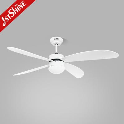 China 110-240V/50Hz-60Hz Input Voltage Smart Remote Control Ceiling Fan White Plywood Blades for sale