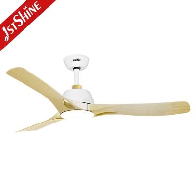 China 1stshine Reversible Motor LED Ceiling Fan with Metal ABS Lamp Body Material and 3 Blades for sale