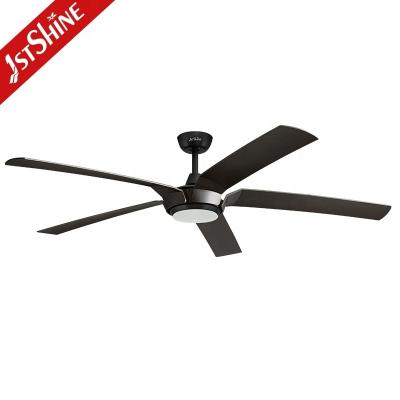 China Indoor Ceiling Fan with Light and 6 Speed DC Motor Metal Body Material Support Dimmer for sale