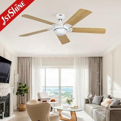 China 60W Commercial Ceiling Fan with Remote Control and LED Light 1stshine 5 MDF Blades for sale