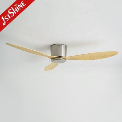 China 1stshine Wood Plastic Blades Ceiling Fan with Remote Control and Customized Switch Type for sale