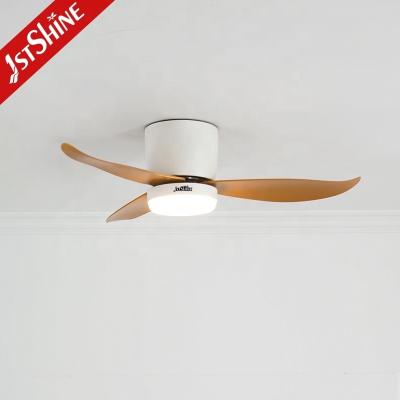 China Metal Lamp Body 36 Inch LED Ceiling Fan with Remote Control and 3 Color Lighting for sale