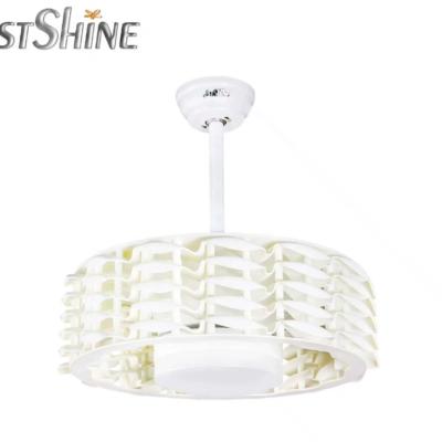 China Ventilador de techo LED de motor continuo para oficina en el hogar Mini tamaño sin cuchillas Diseño de ahorro de energía en venta