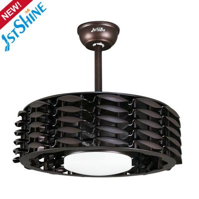 China Ventilador de techo LED de 22 pulgadas sin palas en colores multicolores con interruptor de control remoto en venta