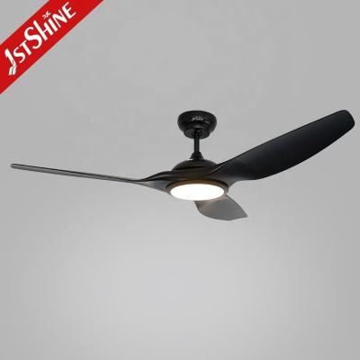 China 52 Inch/OEM Modern LED Ceiling Fan with Dimmable 3 Color Lighting and Remote Control for sale