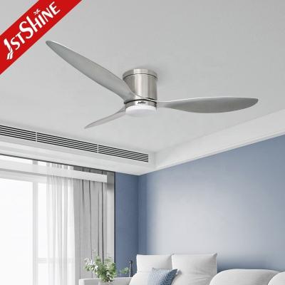 China Remote Controlled LED Ceiling Fan for Modern Home Office Design and Low Ceiling Spaces for sale