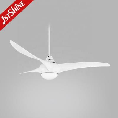 China Modern Design Style Energy-Saving Remote Control LED Ceiling Fan with Metal Lamp Body for sale