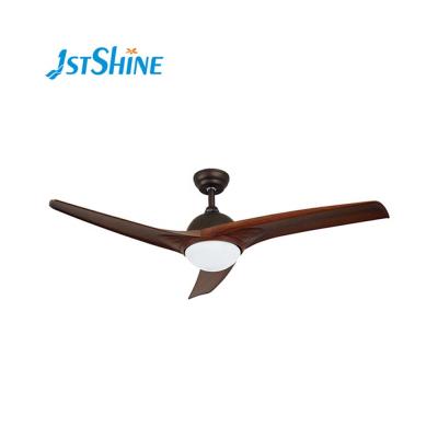 China 3000K Color Temperature Modern 3 Blade Ceiling Fan with AC 220V Motor and ABS Blades for sale