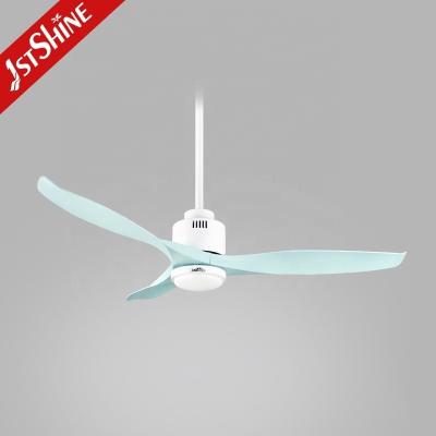 China Farmhouse Decor Ceiling Fan with 3 Color LED Lighting 5 Speed Choices CCT 3000-6000K for sale