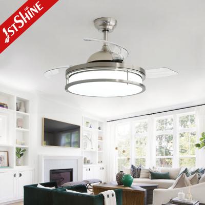 China 42 Zoll unsichtbarer Deckenventilator mit dimmbarer LED-Leuchte 3 Pc Blades Innenzimmer zu verkaufen