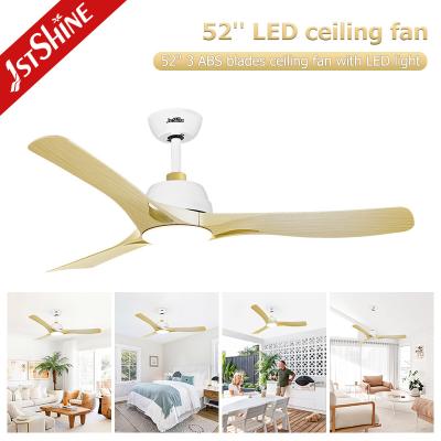 China 52 Inch  Energy Saving Plastic LED Ceiling FanWith Quiet DC Motor for sale